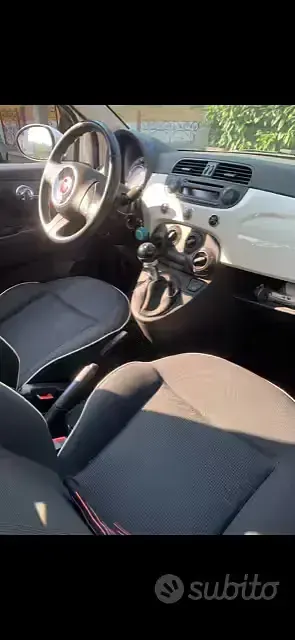 Usata Fiat 500 Lounge 69 CV (50 kW) 2012 Bianco Berlina