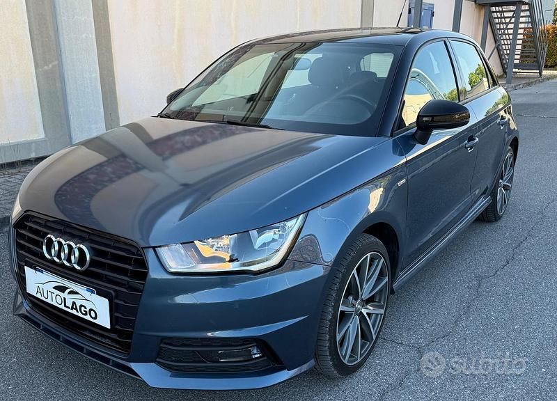 Usata Audi A1 S-Line 95 CV (69 kW) 2015 Blu Utilitaria