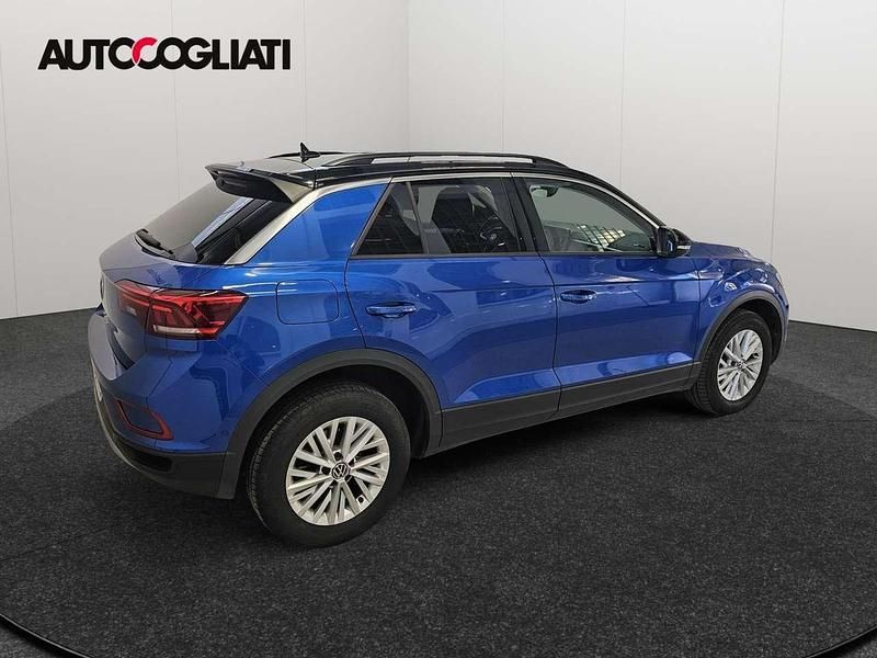 Usata VW T-Roc Life 110 CV (80 kW) 2022 Nero SUV