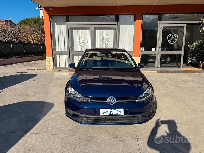 Usata VW Golf VII Comfortline 116 CV (85 kW) 2018 Blu Berlina