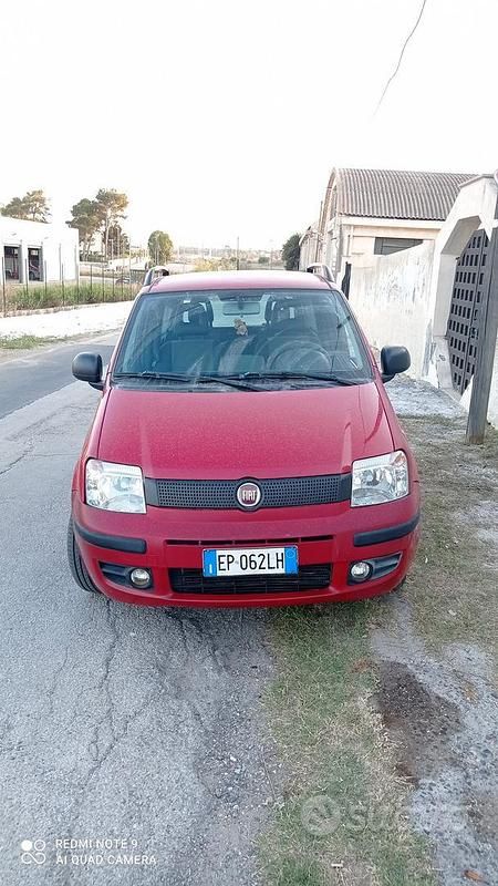 Usata Fiat Panda 2012 Rosso Utilitaria