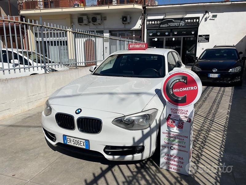 Usata BMW 118 Sport Line 143 CV (105 kW) 2013 Bianco Utilitaria