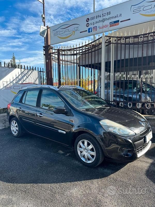 Usata Renault Clio GrandTour 85 CV (62 kW) 2010 Nero Station wagon