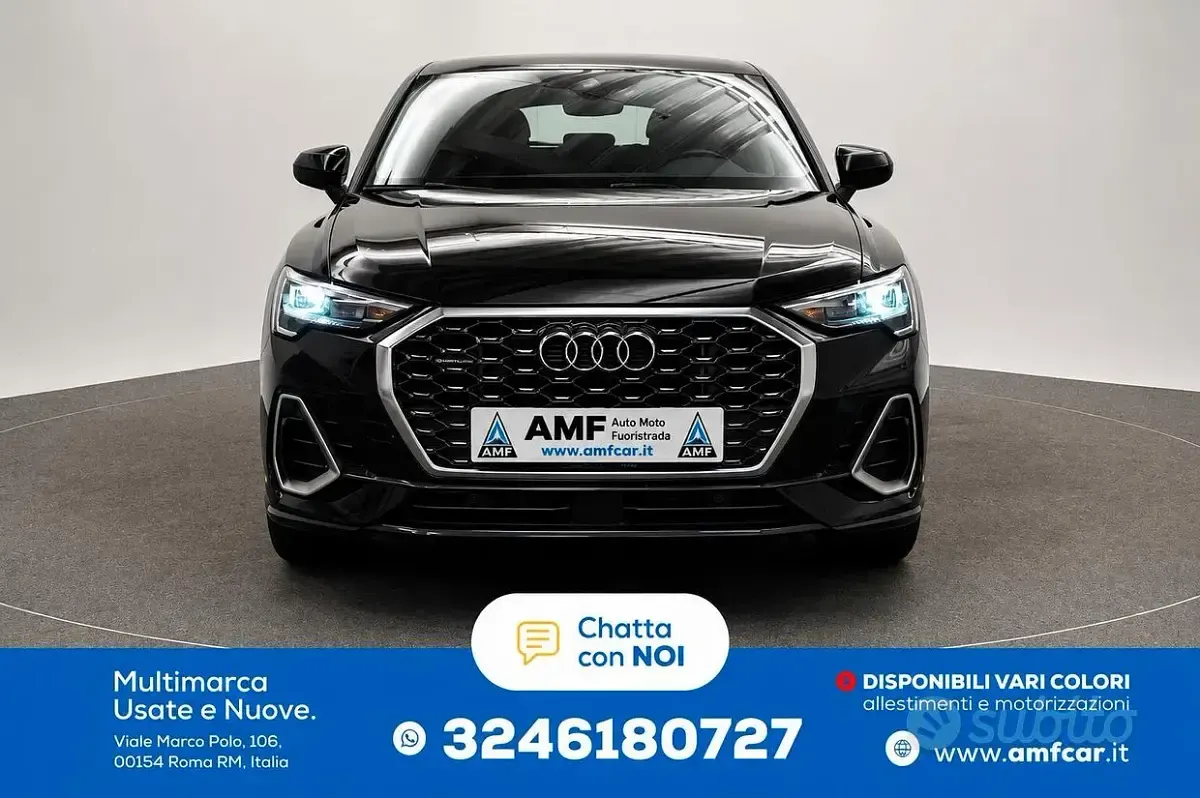 Usata Audi Q3 Sportback 150 CV (110 kW) 2022 Nero SUV