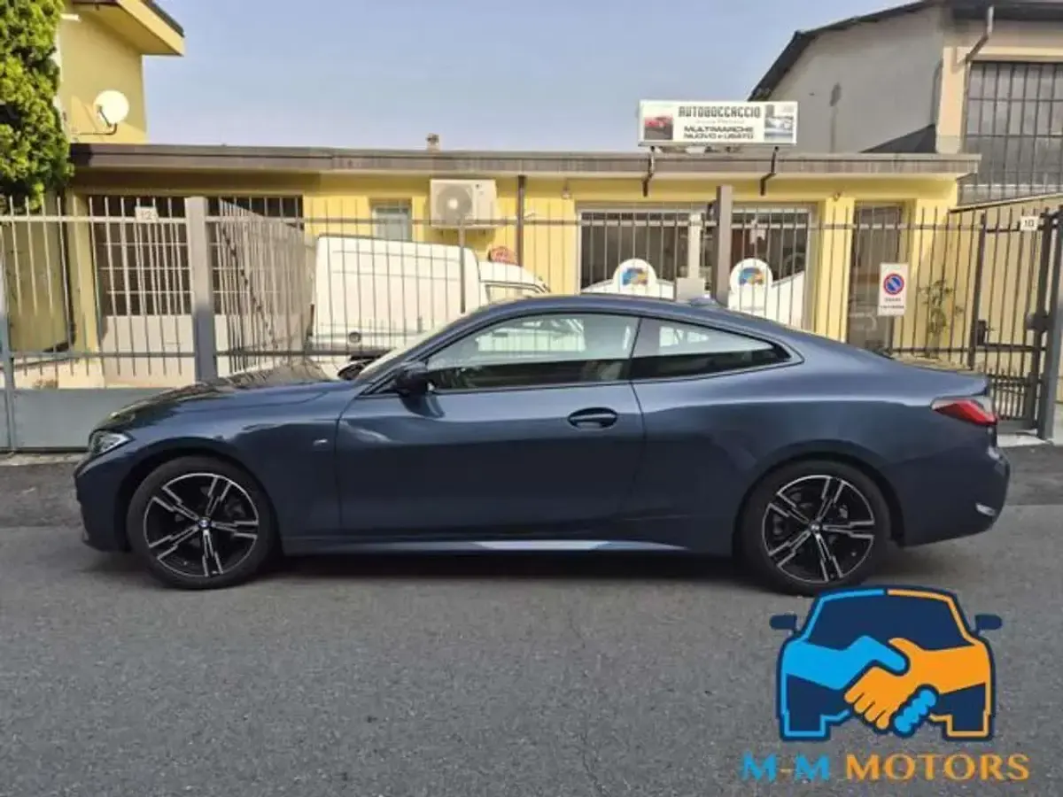 Usata BMW 420 Coupé M Sport 184 CV (135 kW) 2023 Blu Coupé