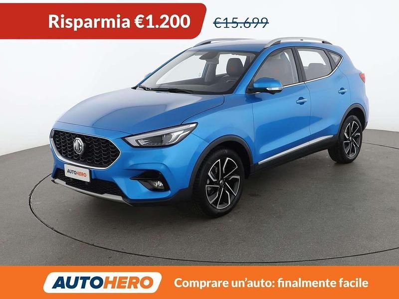 Usata MG ZS Luxury 106 CV (77 kW) 2021 Blu SUV