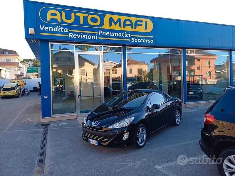 Nero Usata 2010 Peugeot 308 CC Cabrio | 6990 € (Buon prezzo) - Immagine 1/4