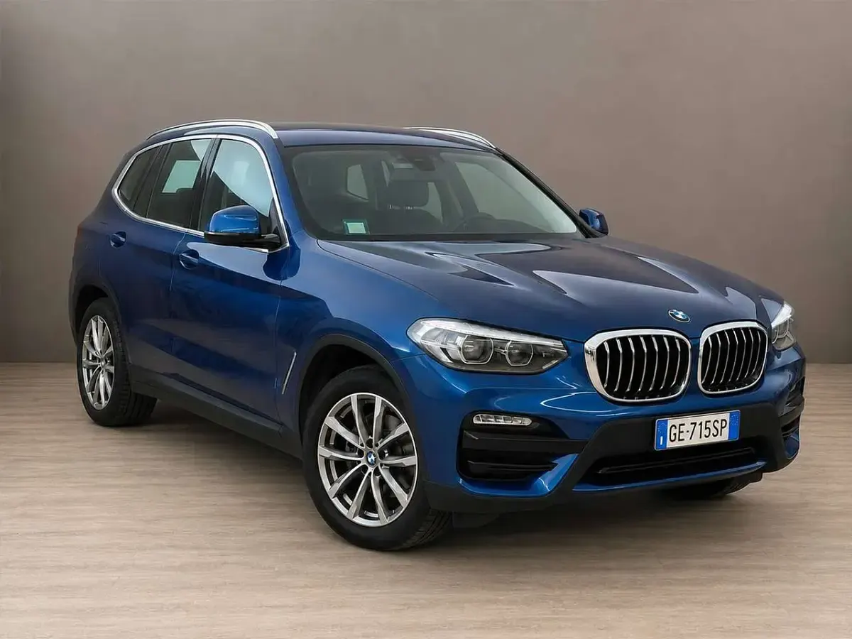 Usata BMW X3 Advantage 190 CV (139 kW) 2021 Blu/azzurro SUV