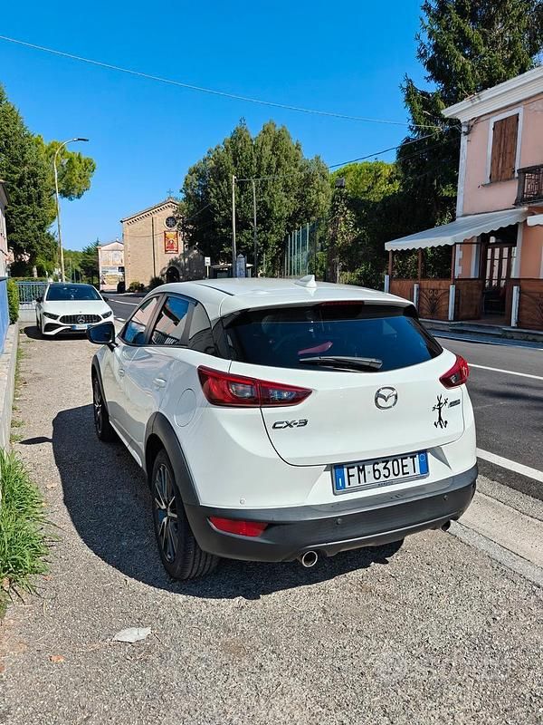 Usata Mazda CX-3 Exceed 105 CV (77 kW) 2017 Bianco SUV