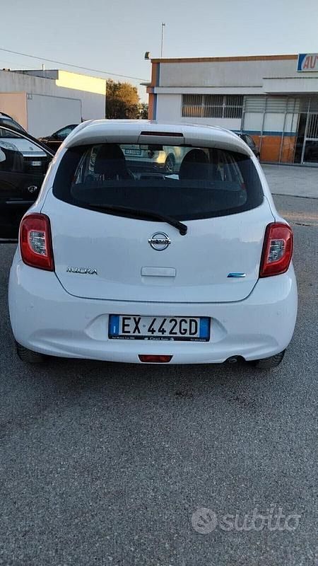 Usata Nissan Micra Acenta 80 CV (58 kW) 2014 Bianco Utilitaria