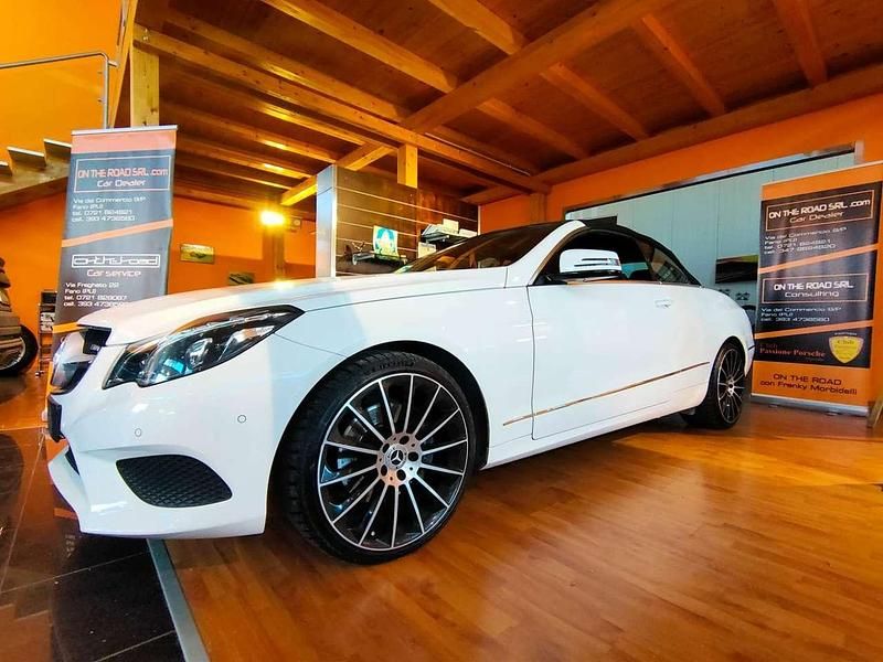 Usata Mercedes E250 AMG 170 CV (125 kW) 2014 Bianco ghiaccio metallic SUV