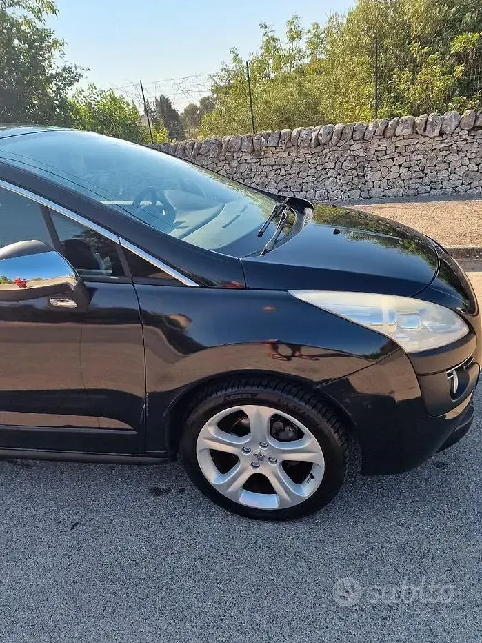 Usata Peugeot 3008 109 CV (80 kW) 2009 Nero Station wagon