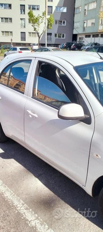 Usata Nissan Micra Acenta 80 CV (58 kW) 2013 Bianco Utilitaria