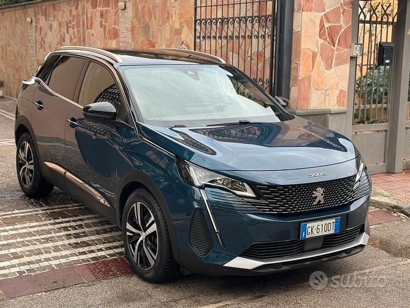 Usata Peugeot 3008 GT 131 CV (96 kW) 2022 Blu Station wagon