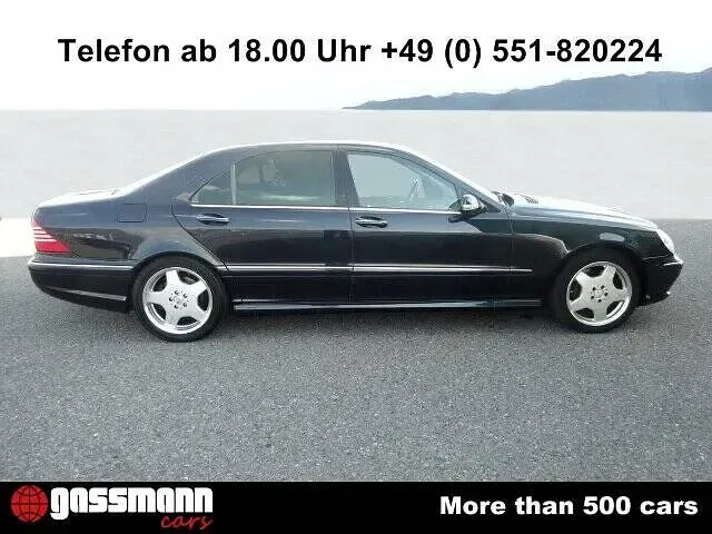 Usata Mercedes S55 AMG AMG 360 CV (264 kW) 2001 Nero Berlina
