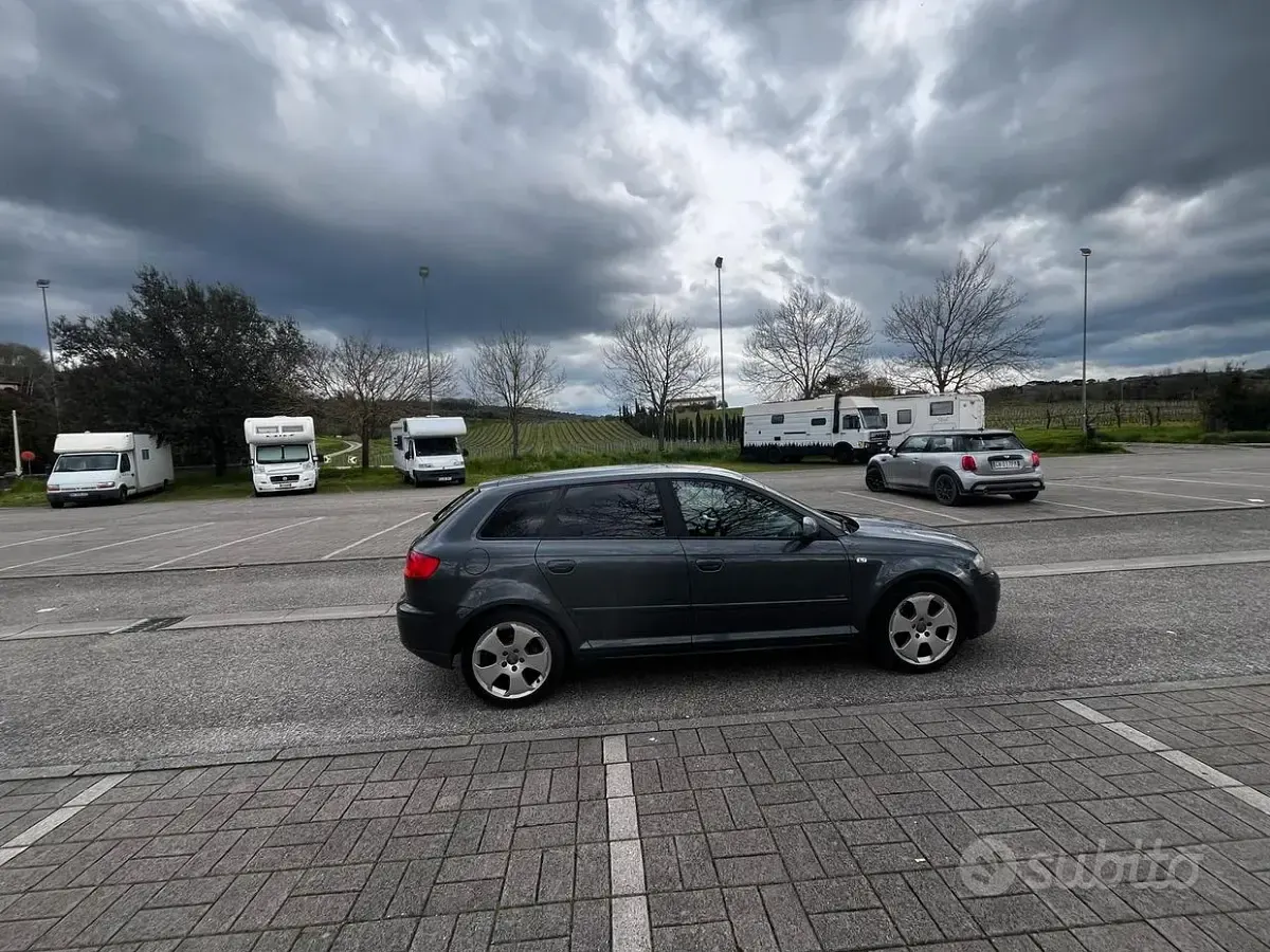 Usata Audi A3 140 CV (102 kW) 2007 Grigio Utilitaria