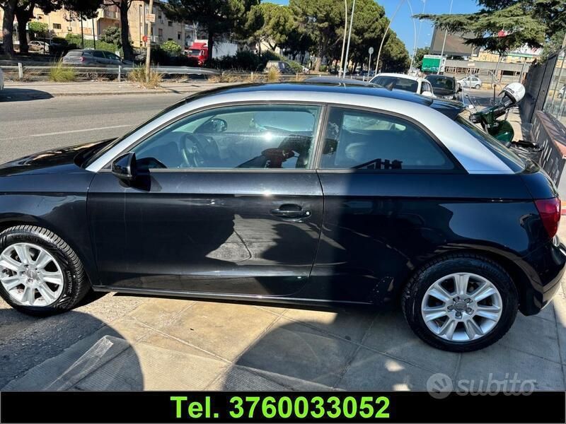 Usata Audi A1 Attraction 105 CV (77 kW) 2012 Nero Utilitaria
