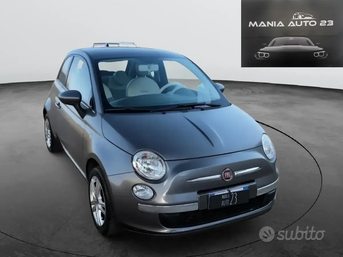 Usata Fiat 500 Lounge 95 CV (69 kW) 2015 Grigio Berlina