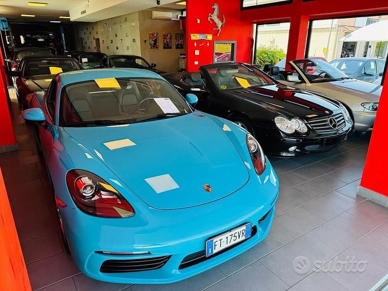 Usata Porsche 718 Cayman 300 CV (220 kW) 2019 Blu Coupé