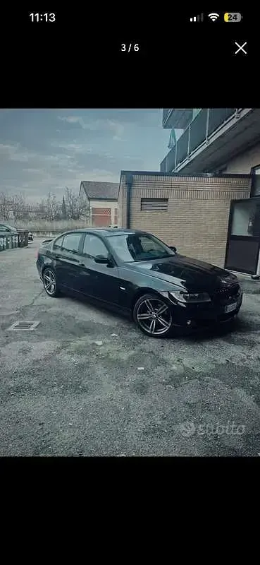 Usata BMW 316 Efficient Dynamics 116 CV (85 kW) 2011 Nero Berlina