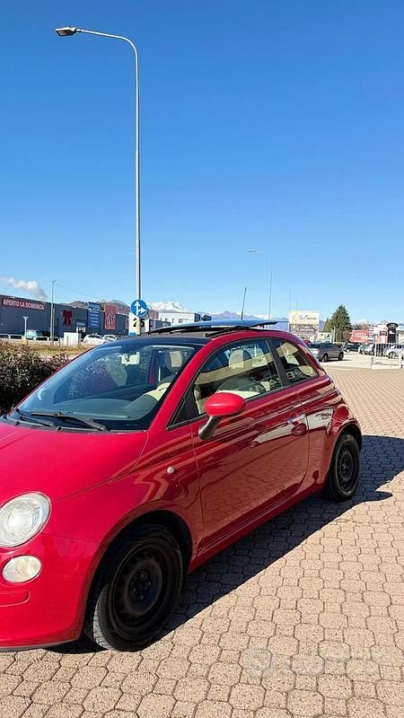 Usata Fiat 500 69 CV (50 kW) 2008 Rosso Berlina