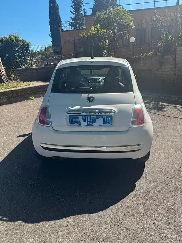 Usata Fiat 500 Lounge 69 CV (50 kW) 2015 Bianco Utilitaria