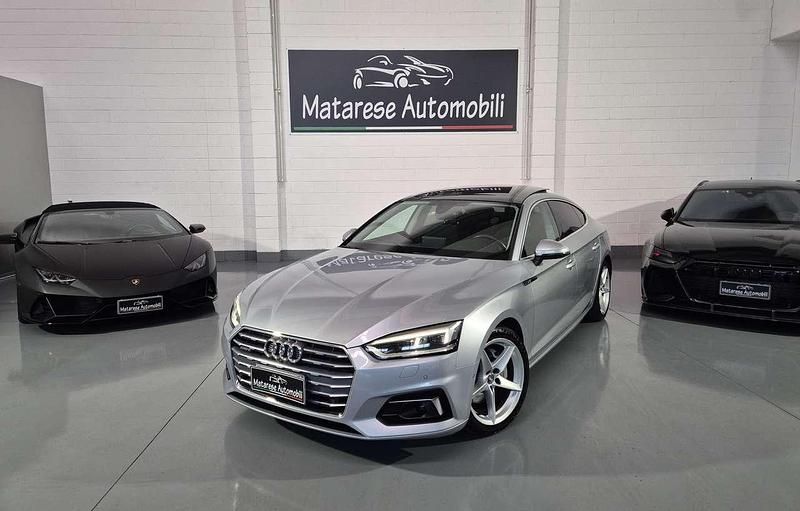 Usata Audi A5 Ambiente 190 CV (139 kW) 2019 Argento Berlina