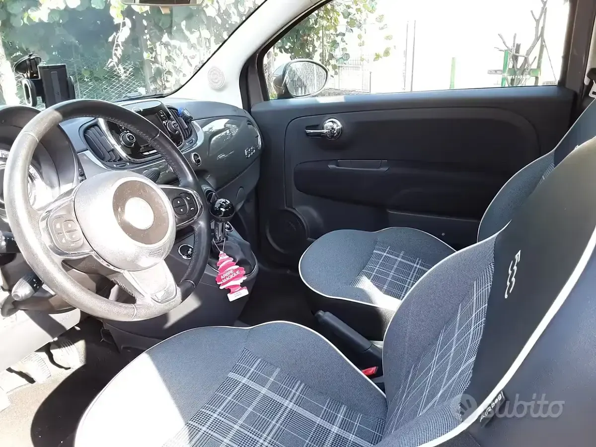 Usata Fiat 500 Lounge 95 CV (69 kW) 2017 Grigio Berlina