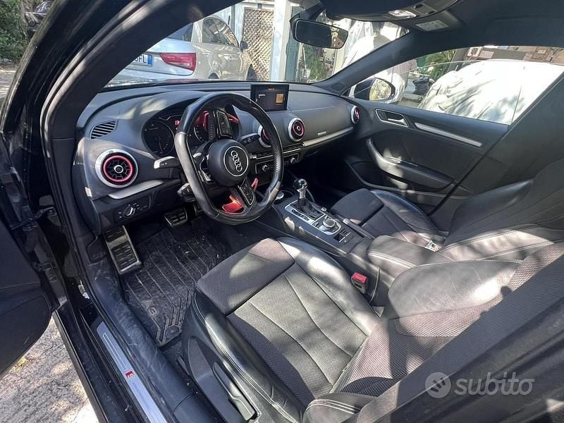 Usata Audi A3 S-Line 150 CV (110 kW) 2017 Nero Berlina