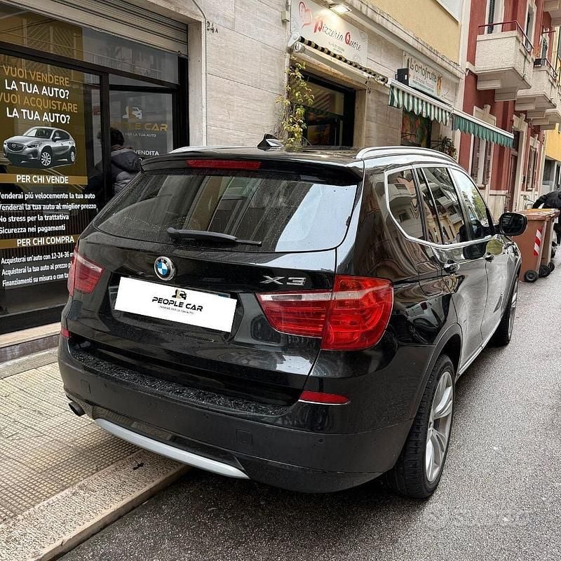 Usata BMW X3 Efficient Dynamics 184 CV (135 kW) 2012 Nero SUV