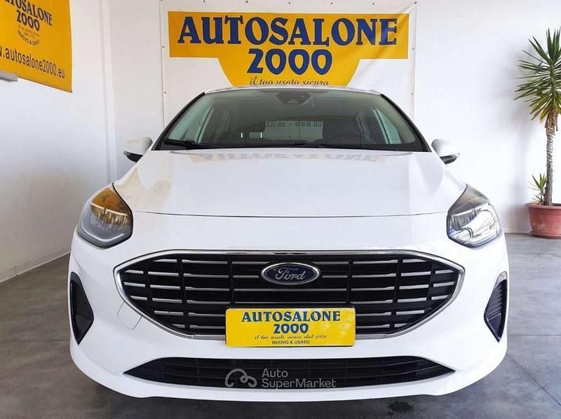 Usata Ford Fiesta Titanium 75 CV (55 kW) 2022 Bianco Utilitaria