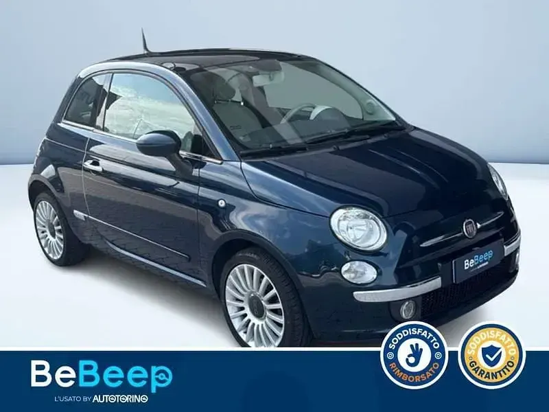 Usata Fiat 500 Lounge 95 CV (69 kW) 2016 Blu metallizzato Berlina