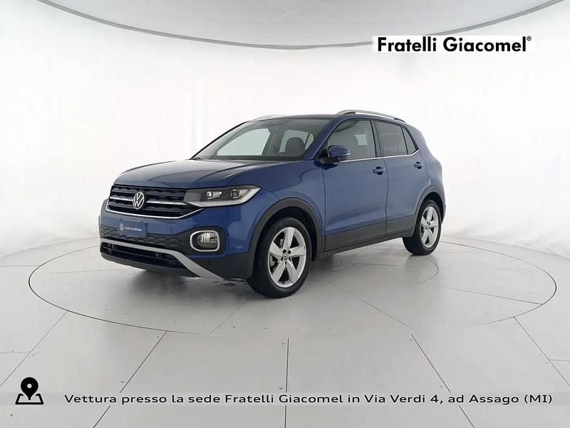 Usata VW T-Cross Advance 110 CV (80 kW) 2023 Reef blue metallizzato SUV