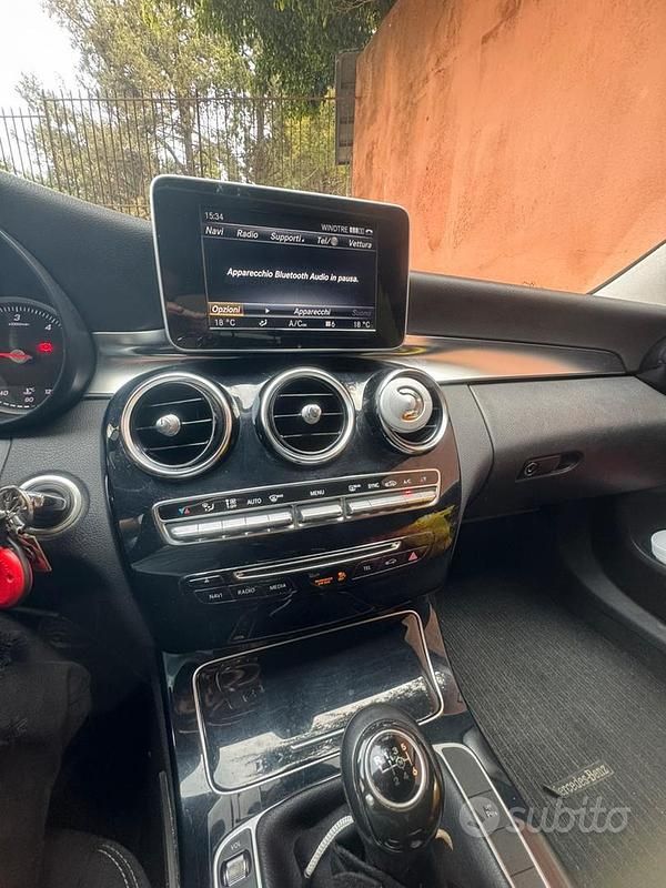 Usata Mercedes C200 2015 Grigio Berlina