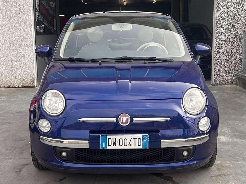 Usata Fiat 500 69 CV (50 kW) 2009 Blu/azzurro Cabrio