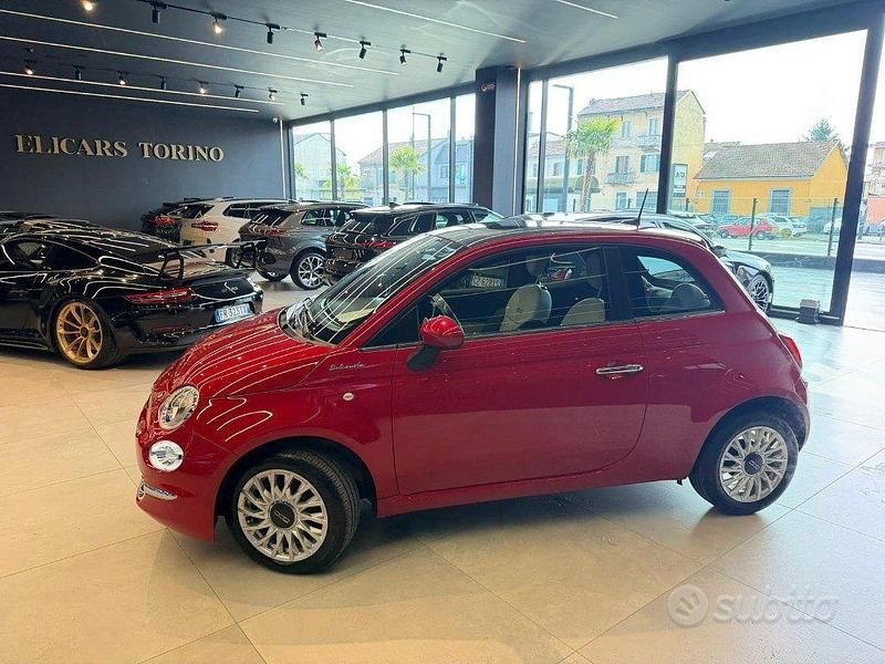 Usata Fiat 500 Dolcevita 69 CV (50 kW) 2023 Rosso metallizzato Utilitaria