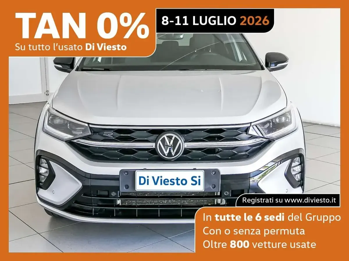 Usata VW Taigo R-line 150 CV (110 kW) 2023 Reflex silver metallizzato ner SUV