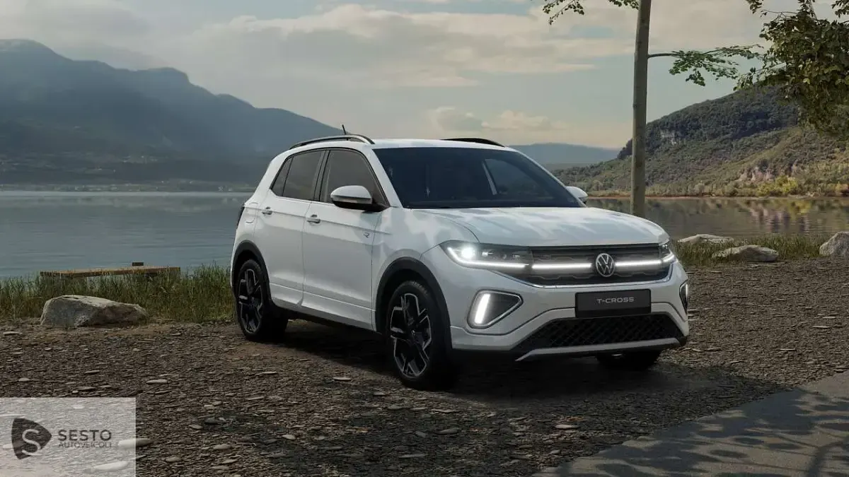 Nuova VW T-Cross R-line Plus 116 CV (85 kW) 2026 Bianco SUV