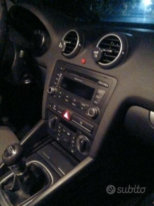 Usata Audi A3 105 CV (77 kW) 2008 Nero Utilitaria