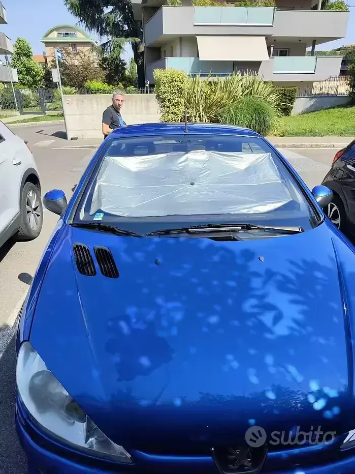 Usata Peugeot 206 CC 109 CV (80 kW) 2003 Blu Cabrio