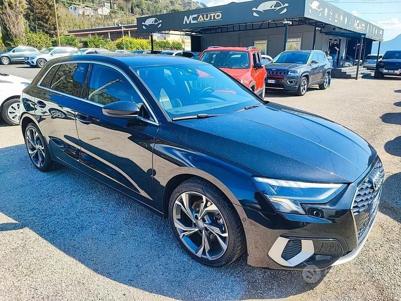 Usata Audi A3 Sport 150 CV (110 kW) 2020 Nero Berlina