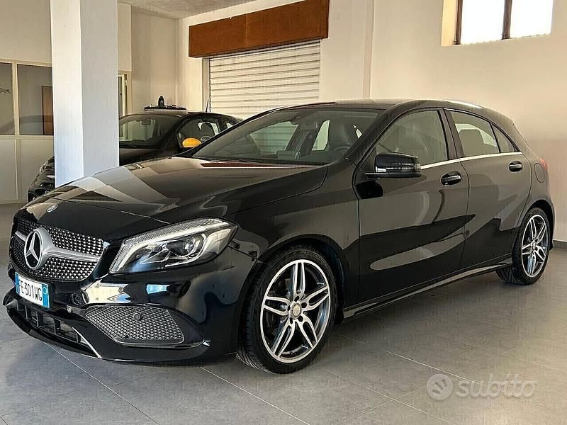 Usata Mercedes A160 Premium 89 CV (65 kW) 2016 Nero Berlina
