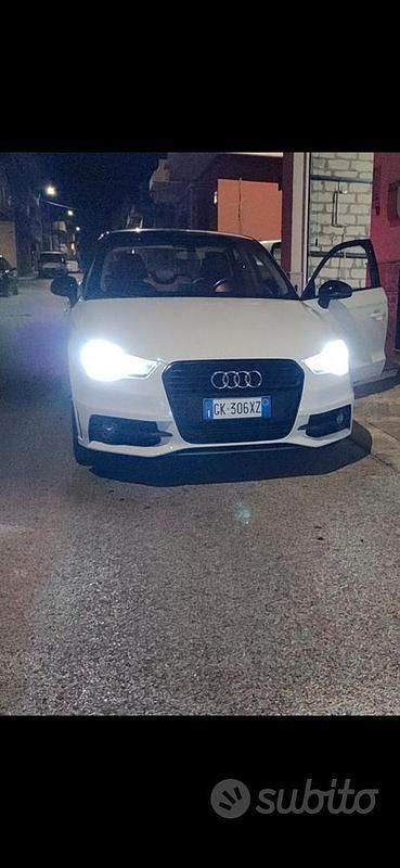 Usata Audi A1 S-Line 90 CV (66 kW) 2015 Bianco Utilitaria