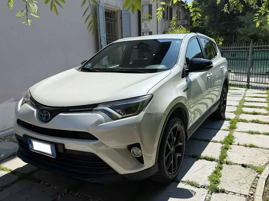 Usata Toyota RAV4 Hybrid 155 CV (114 kW) 2018 Bianco SUV