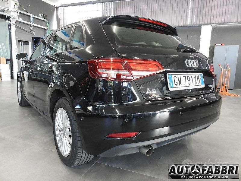 Usata Audi A3 116 CV (85 kW) 2018 Nero Berlina
