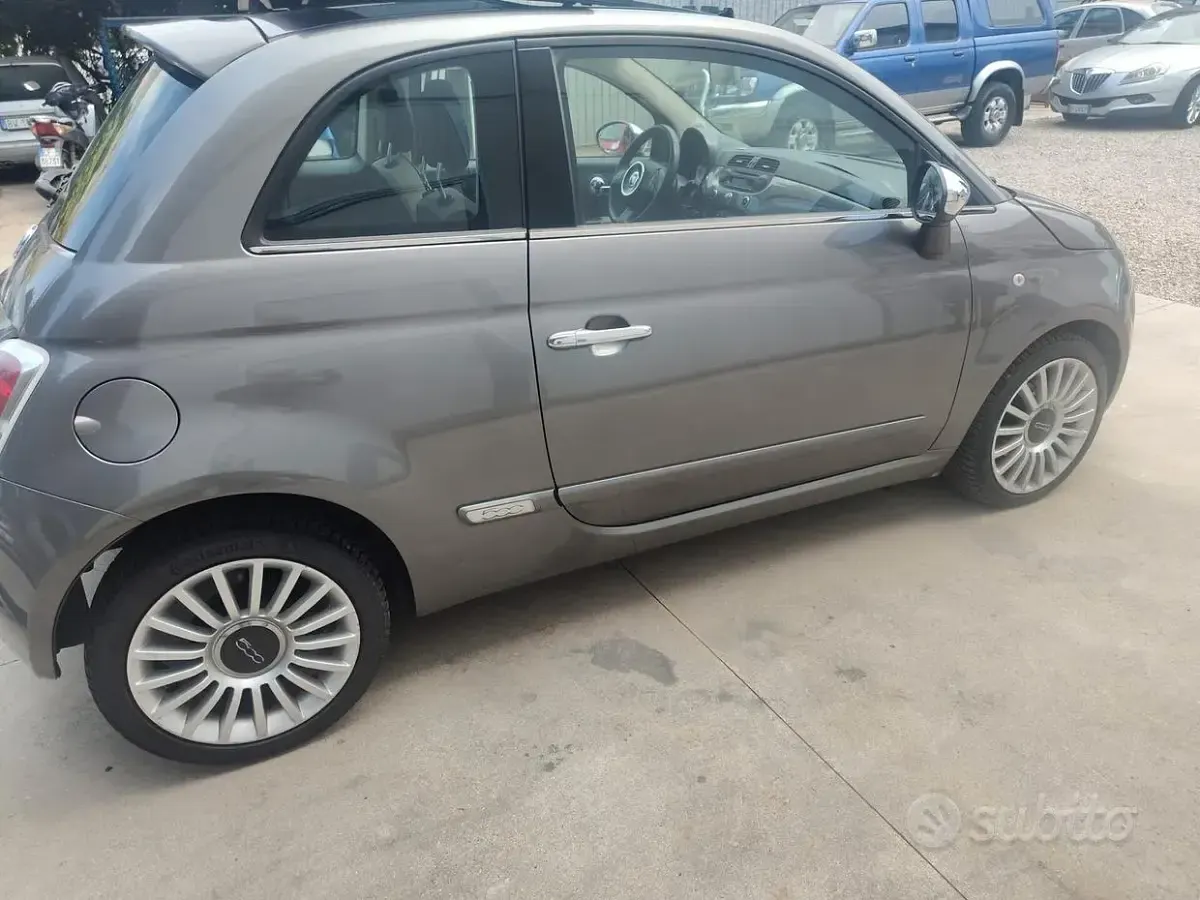 Usata Fiat 500 Lounge 85 CV (62 kW) 2011 Grigio Berlina
