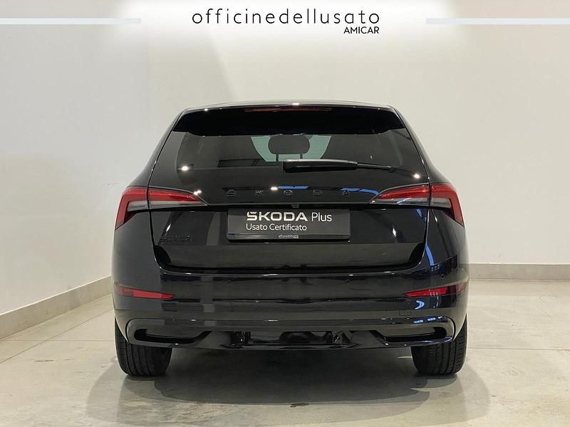 Usata Skoda Scala Monte Carlo 110 CV (80 kW) 2023 Nero tulipano perlato Utilitaria