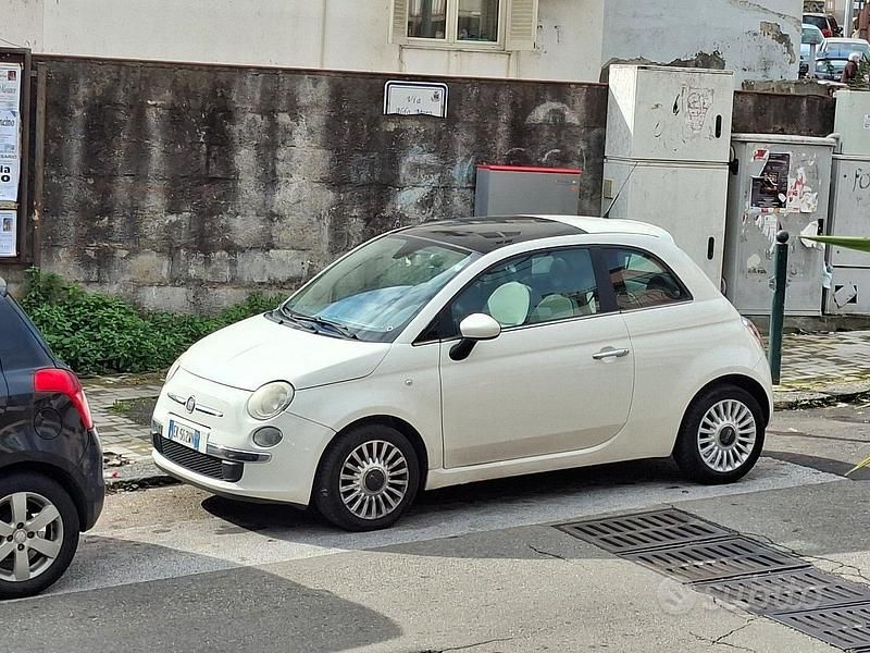 Usata Fiat 500 95 CV (69 kW) 2011 Bianco Berlina