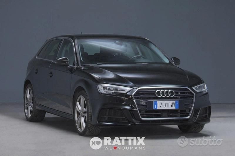 Usata Audi A3 Admired 131 CV (96 kW) 2020 Nero Berlina