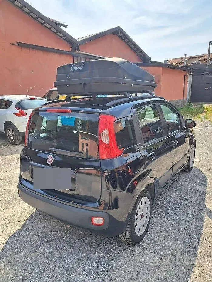Usata Fiat Panda Lounge 69 CV (50 kW) 2014 Nero Utilitaria